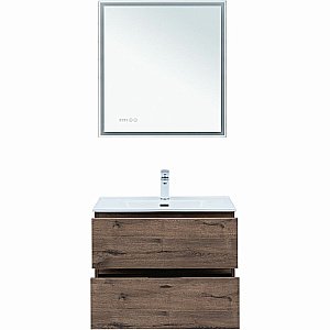 Тумба с раковиной Aquanet Алвита new 70 334185 дуб веллингтон табак для ванной в интернет-магазине Sanbest