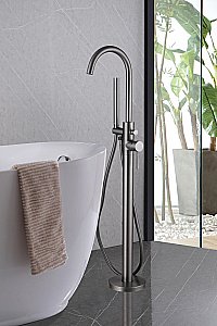 Смеситель для ванны Abber Wasser Kreis AF8115NGN никель купить в интернет-магазине сантехники Sanbest