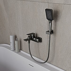 Смеитель для ванны Oliveeka D OL-639003A-BGM оружейная сталь матовая купить в интернет-магазине сантехники Sanbest