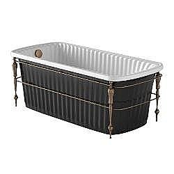 Ванна на лапах Migliore Olivia Console ML.OLV-40.102 черная бронза купить в интернет-магазине сантехники Sanbest