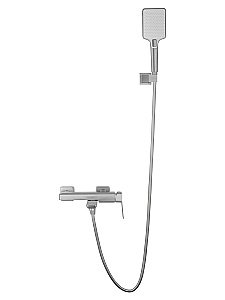 Смеситель для ванны с душем WONZON & WOGHAND DIAMOND, Брашированный никель (WW-88639011-BN) купить в интернет-магазине сантехники Sanbest