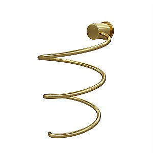 Держатель для фена WasserKraft K-1080BRUSHED GOLD матовое золото купить в интернет-магазине сантехники Sanbest