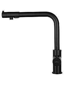 Смеситель для кухни c подключением фильтра WONZON & WOGHAND, Черный матовый (WW-88458008-MB) купить в интернет-магазине сантехники Sanbest