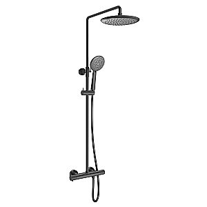 Душевая система Vincea Desire VSFS-1D0TGM вороненая сталь купить в интернет-магазине сантехники Sanbest