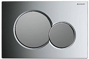 Кнопка для инсталляции Geberit Sigma 01 матовый хром купить в интернет-магазине сантехники Sanbest