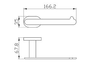 Держатель для туалетной бумаги без крышки WONZON & WOGHAND FIRST, Глянцевое золото (WW-8416-LG) купить в интернет-магазине сантехники Sanbest