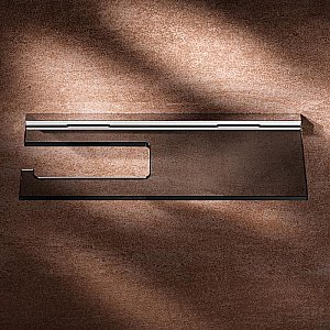 Держатель для туалетной бумаги KEUCO EDITION 90 SQUARE 19173018000 хром/дымчатое стекло купить в интернет-магазине сантехники Sanbest