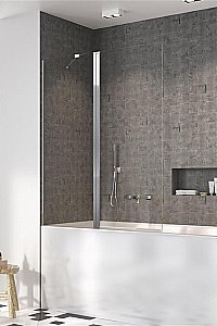 Шторка для ванны Radaway Nes 8 PND II 130 стекло прозрачное/профиль хром купить в интернет-магазине Sanbest