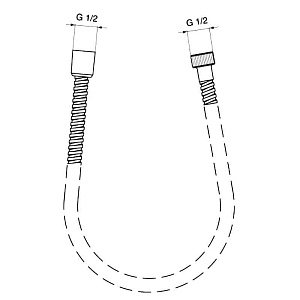 Шланг для душа Ideal Standard Cerawell A2403AA купить в интернет-магазине сантехники Sanbest