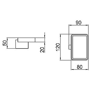 Мыльница Webert Living LV500101015 купить в интернет-магазине сантехники Sanbest