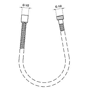 Шланг для душа Ideal Standard Cerawell A2403AA купить в интернет-магазине сантехники Sanbest