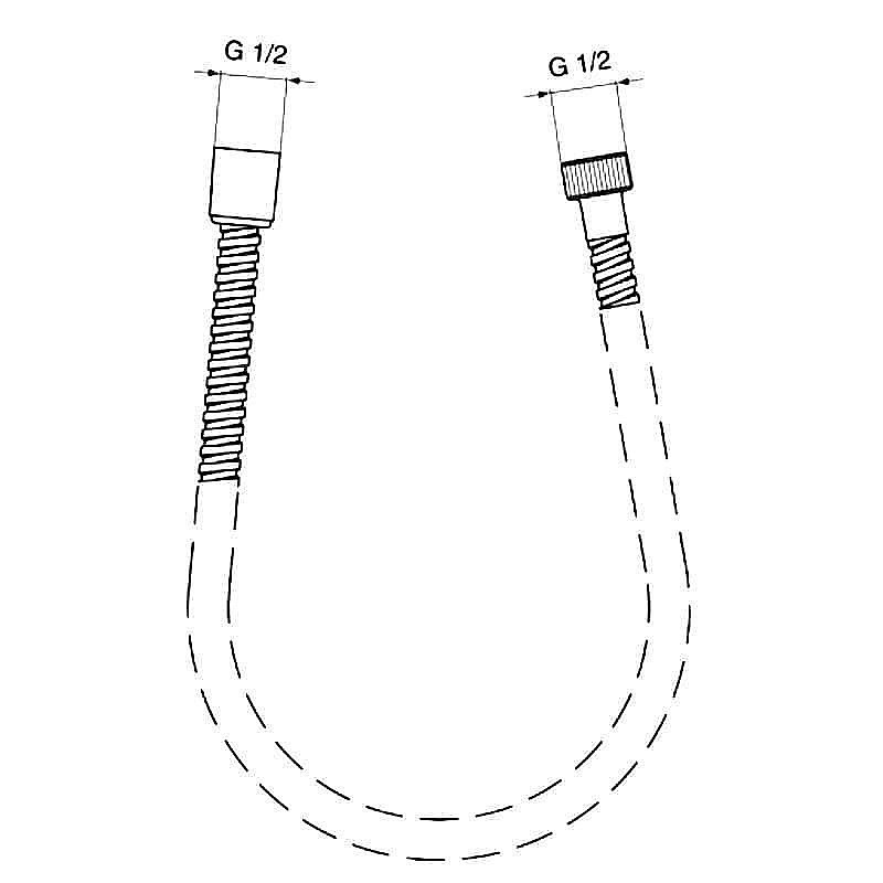 Шланг для душа Ideal Standard Cerawell A2403AA купить в интернет-магазине сантехники Sanbest
