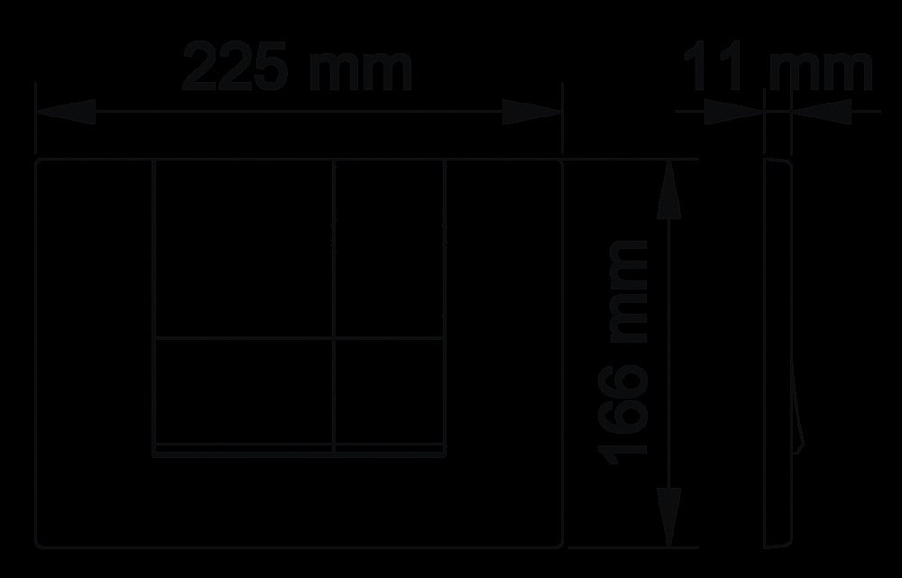 Кнопка для инсталляции BERGES NOVUM S4 белая купить в интернет-магазине сантехники Sanbest