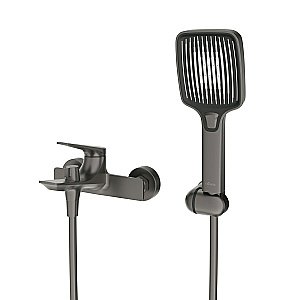 Смеситель для ванны Cezares LINER-VD-GM матовая оружейная сталь купить в интернет-магазине сантехники Sanbest