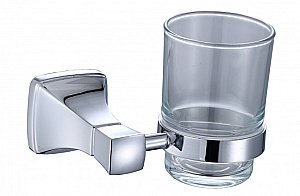 Стакан для зубных щеток CeramaLux Domino 95402 хром купить в интернет-магазине сантехники Sanbest