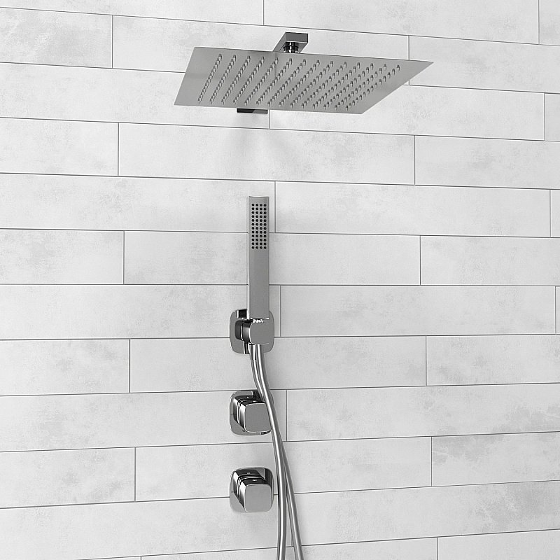 Душевая система WasserKRAFT Naab 8600 SET2837 хром купить в интернет-магазине сантехники Sanbest