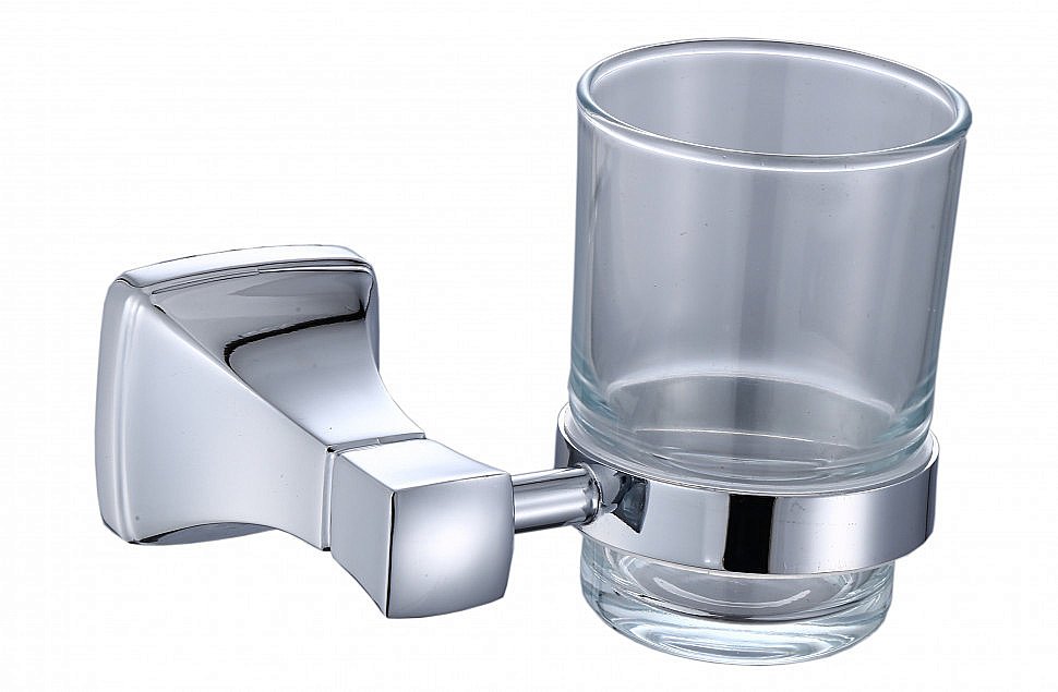 Стакан для зубных щеток CeramaLux Domino 95402 хром купить в интернет-магазине сантехники Sanbest
