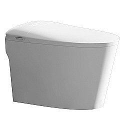 Унитаз приставной с функцией биде SantiLine SL-5036 белый, безободковый, с крышкой микролифт, слив торнадо купить в интернет-магазине Sanbest