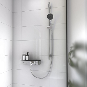 Смеситель для душа Hansgrohe ShowerTablet Select 400 24270000 хром купить в интернет-магазине сантехники Sanbest