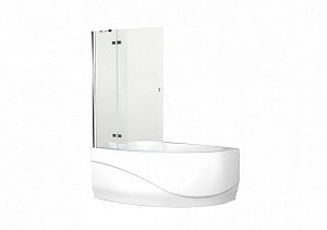 Шторка для ванны Mayorca Aquanet Beta 3 NF7221-1 hinge купить в интернет-магазине Sanbest