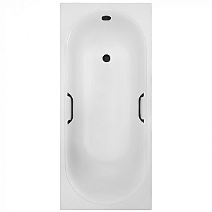 Ванна Delice Dolce DLR330058RB-G 170х70 белая/ручки черные купить в интернет-магазине Sanbest