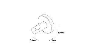 Крючок FIXSEN HOTEL FX-31005B купить в интернет-магазине сантехники Sanbest