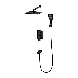 Душевая система Oliveeka D OL-939003-MB черная матовая купить в интернет-магазине сантехники Sanbest