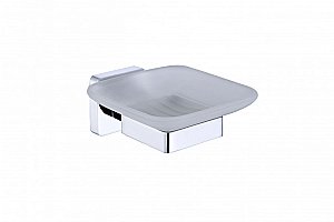 Мыльница CeramaLux Quadro 61904A хром купить в интернет-магазине сантехники Sanbest