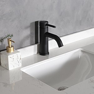 Смеситель для раковины Gid Inga SS096-BM-K черный матовый купить в интернет-магазине сантехники Sanbest