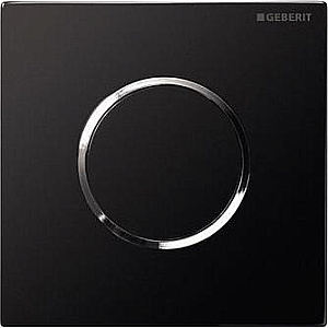 Кнопка для инсталляции Geberit HyTouch 116.015.KM.1 черный/хром купить в интернет-магазине сантехники Sanbest