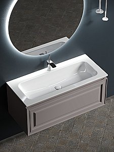 Тумба с раковиной Sancos Very VR100SM 100 Doha Soft для ванной в интернет-магазине Sanbest