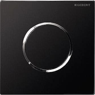 Кнопка для инсталляции Geberit HyTouch 116.015.KM.1 черный/хром купить в интернет-магазине сантехники Sanbest