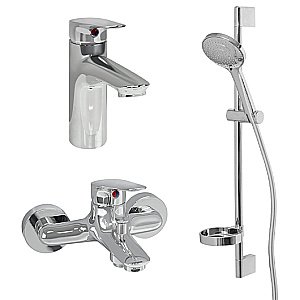 Набор смесителей для ванны Jacob Delafon Elite E32911RU-CP хром купить в интернет-магазине сантехники Sanbest