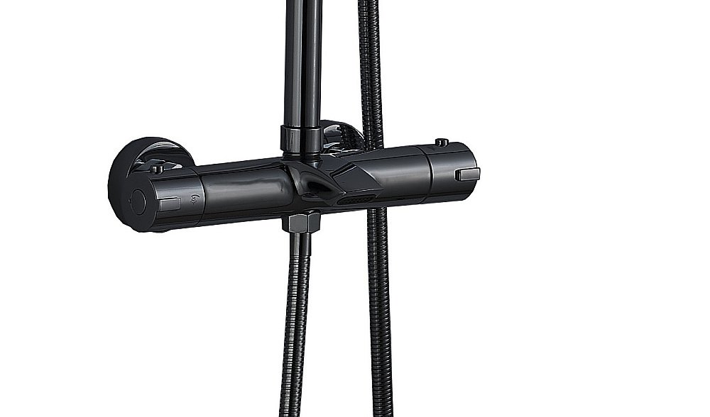 Душевая система Boch Mann OGLIO B TS BM9649 черная купить в интернет-магазине сантехники Sanbest