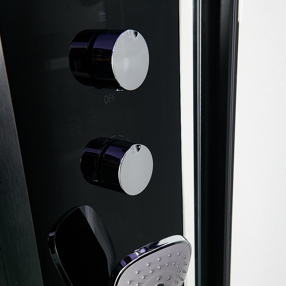 Душевая кабина Orans Diamond 89105RBLH 120х90 профиль черный купить в интернет-магазине Sanbest