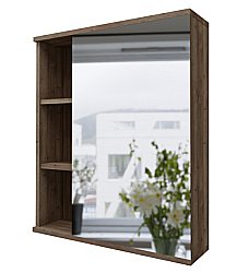 Зеркальный шкаф Grossman ФОРТА 70 темный дуб галифакс купить в интернет-магазине сантехники Sanbest