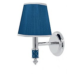 Светильник Boheme Murano 769 хром/синий купить в интернет-магазине сантехники Sanbest