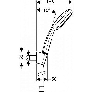 Душевая гарнитура Hansgrohe Croma 100 27593000 купить в интернет-магазине сантехники Sanbest