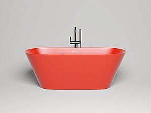 Ванна Salini Mona S-Stone 102922MRH 170х72 белая/снаружи RAL матовая купить в интернет-магазине Sanbest