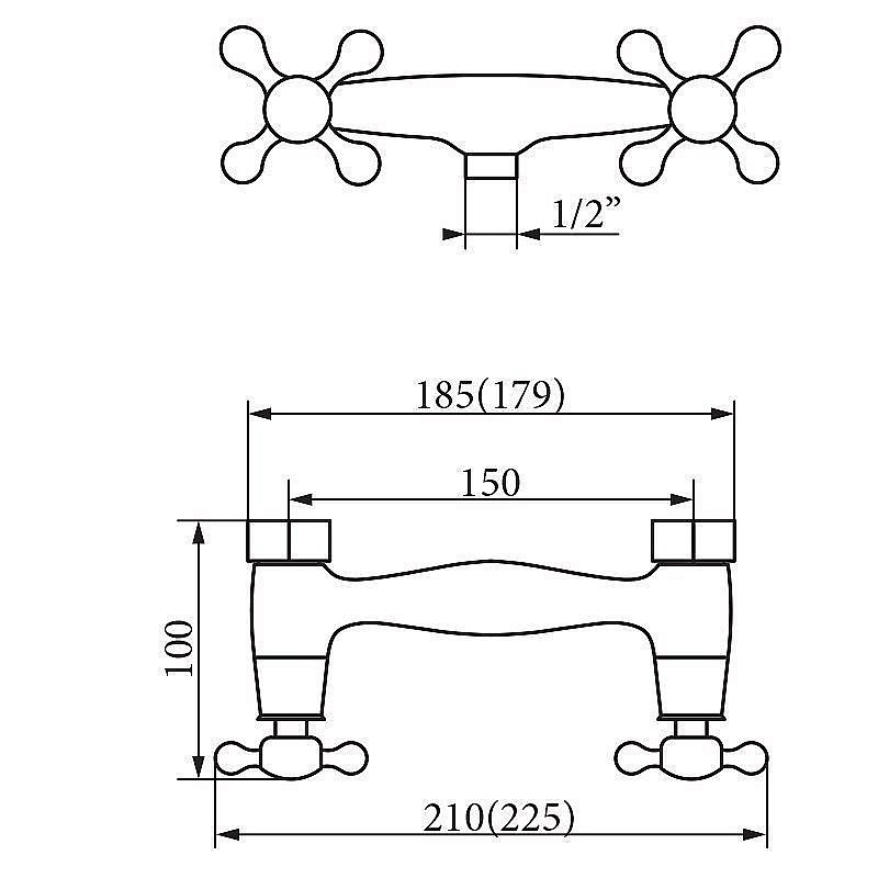 Смеситель для душа Veragio Agatha VR.AGT-3731.CR купить в интернет-магазине сантехники Sanbest