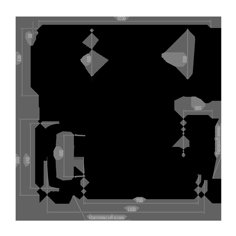 Акриловая ванна Timo HELLA1575 150x75 белая купить в интернет-магазине Sanbest