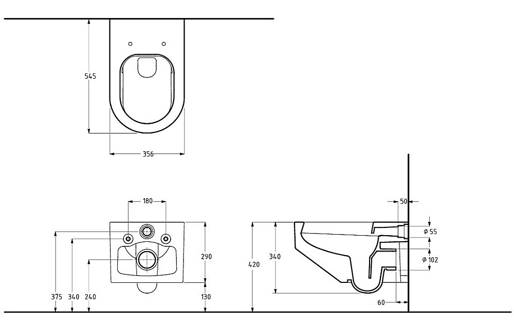 Унитаз подвесной Migliore JOY 32049, белая керамика, безободковый купить в интернет-магазине Sanbest