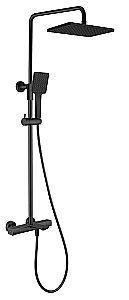 Душевая система Kaiser Cube 01382-9 черная матовая купить в интернет-магазине сантехники Sanbest