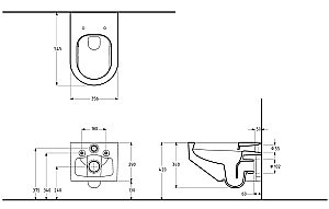 Унитаз подвесной Migliore JOY 32049, белая керамика, безободковый купить в интернет-магазине Sanbest