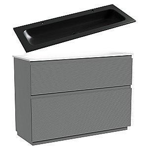 Тумба с раковиной Sancos FOLK Floor FL120FES/CN7016MB 120 Ergraut soft для ванной в интернет-магазине Sanbest