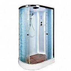 Душевая кабина Deto ЕМ1511 LED правая купить в интернет-магазине сантехники Sanbest