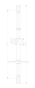 Душевая штанга Lemark LM8066C купить в интернет-магазине сантехники Sanbest