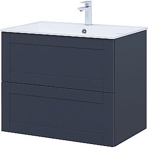 Тумба с раковиной Aquanet Терра 80 313245 маренго для ванной в интернет-магазине Sanbest