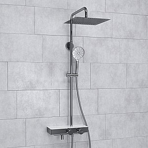 Душевая система WasserKraft Aller SET2643 Thermo хром купить в интернет-магазине сантехники Sanbest