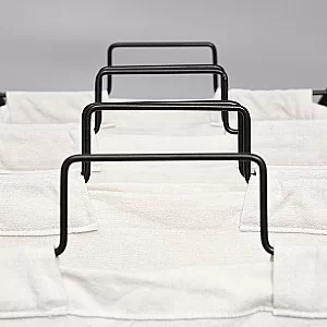 Корзина на ножках WasserKRAFT Naab WB-860-L белый купить в интернет-магазине сантехники Sanbest